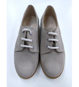 Zapato ANTE GRIS cordón